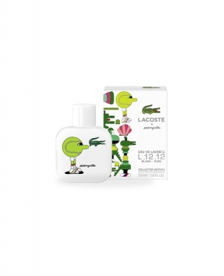 Lacoste Eau De Lacoste L.12.12 Blanc Pure Collector Edition Pour Homme x Jeremyville